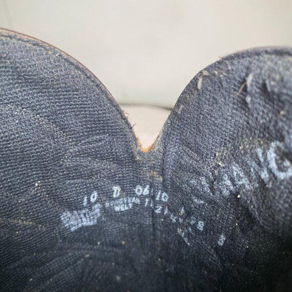 Men's 10D Vintage Durango Brown Work Boot with Rubber Heel, Vintage Durango - Picture 10 of 11